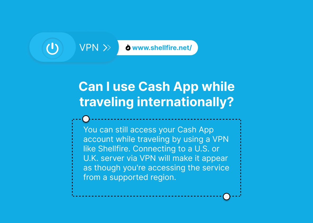 use Cash App while traveling