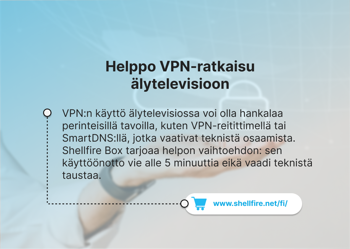 Helppo VPN-ratkaisu älytelevisioon