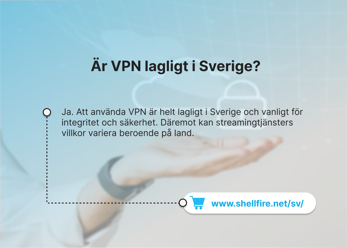 Är VPN lagligt i Sverige?